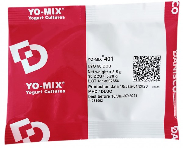 Fermentos yogurt YO-MIX 300 LYO 10 DCU